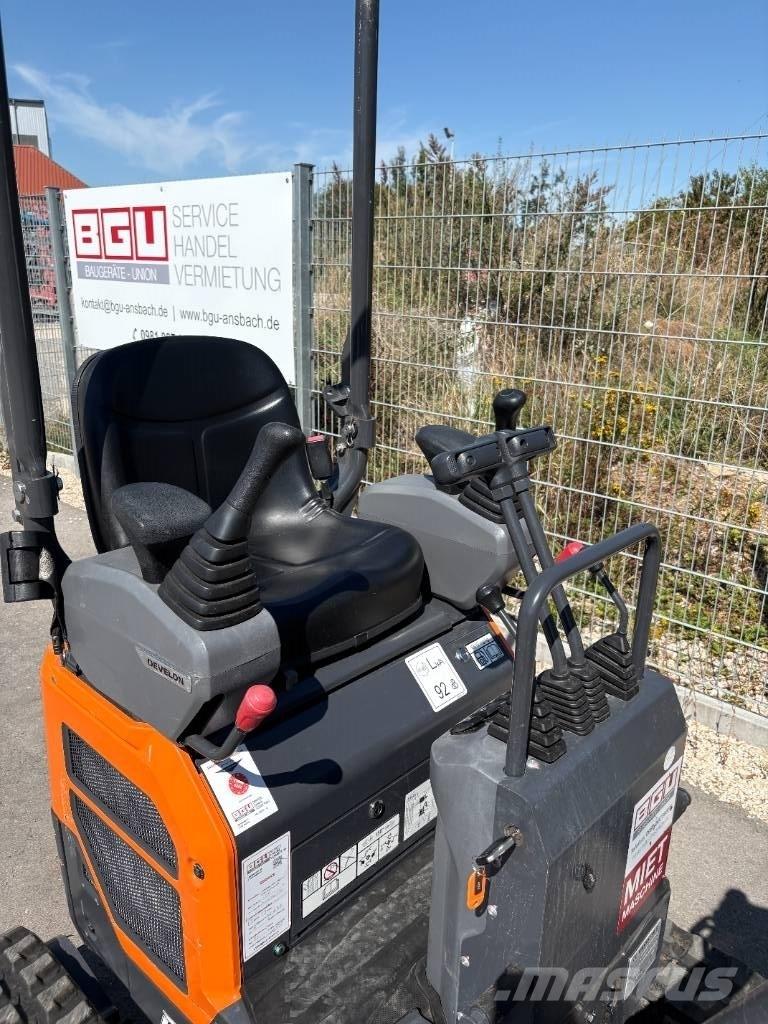 Develon DX 10 Z-7 Mini ekskavatörler, 7 tona dek