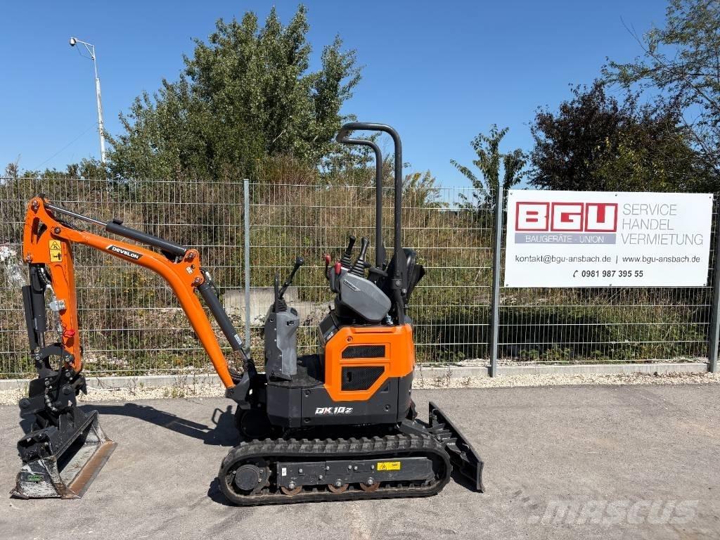 Develon DX 10 Z-7 Mini ekskavatörler, 7 tona dek