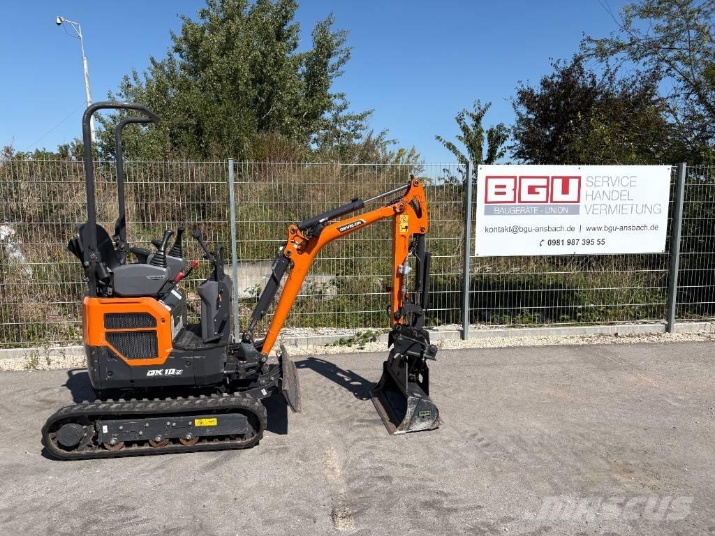Develon DX 10 Z-7 Mini ekskavatörler, 7 tona dek