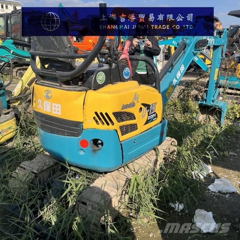Kubota U 15 Mini ekskavatörler, 7 tona dek
