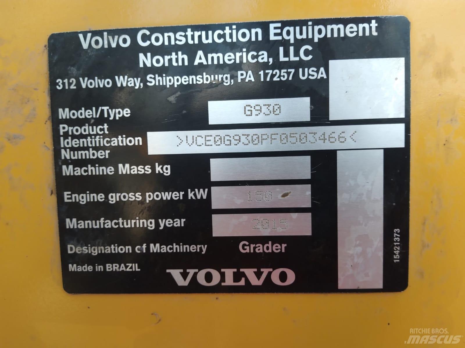Volvo G 930 Greyderler