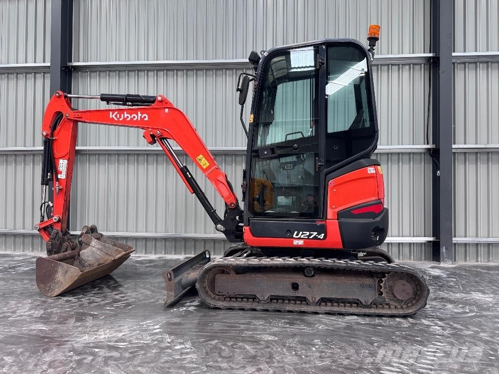 Kubota U 27-4 Mini ekskavatörler, 7 tona dek