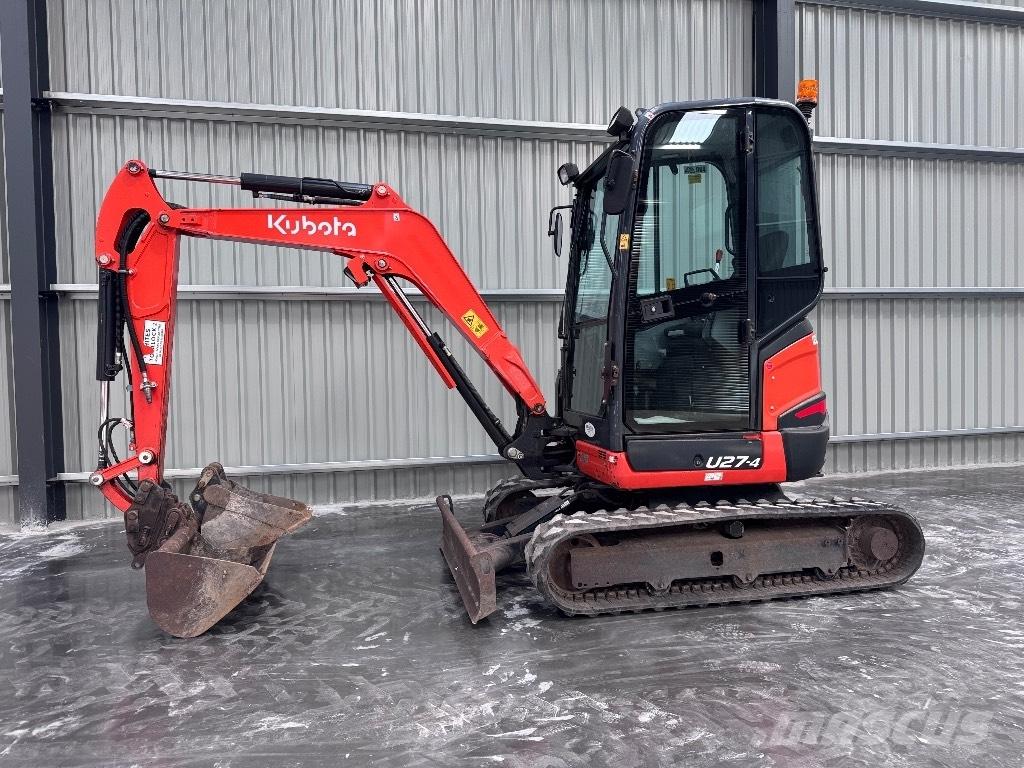 Kubota U 27-4 Mini ekskavatörler, 7 tona dek