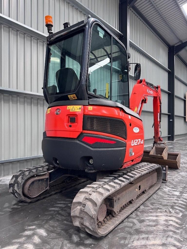 Kubota U 27-4 Mini ekskavatörler, 7 tona dek