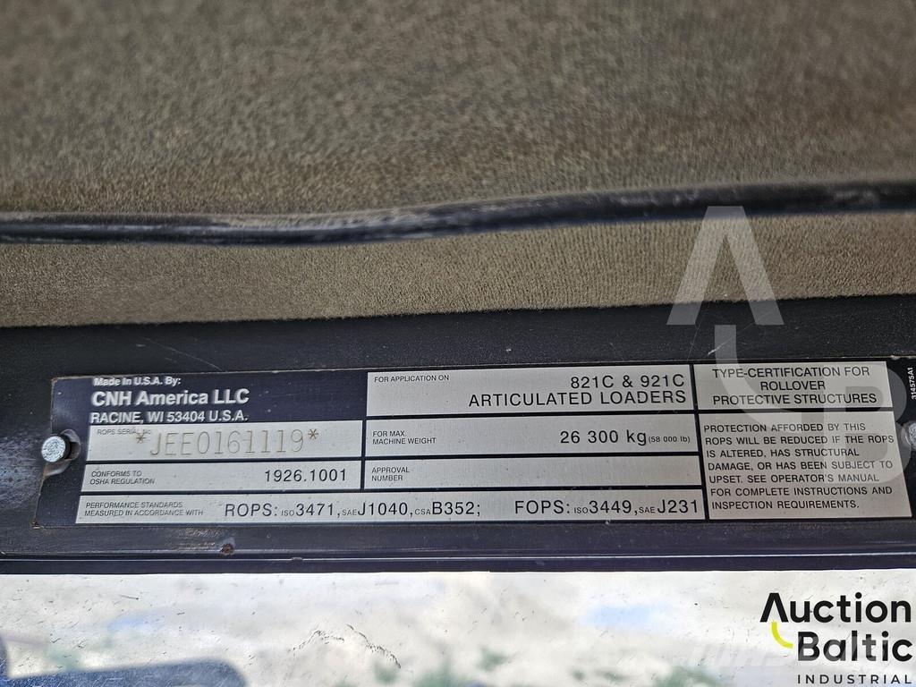 CASE 921C/2 Tekerlekli yükleyiciler