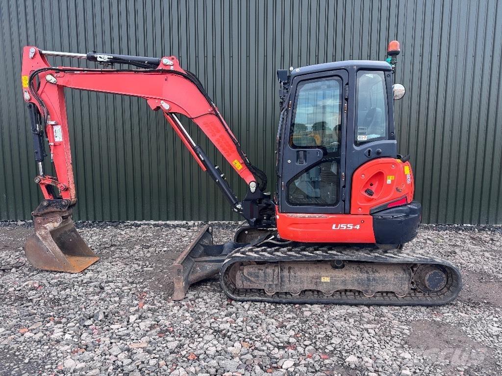 Kubota U 55-4 Mini ekskavatörler, 7 tona dek