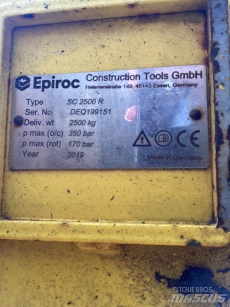 Epiroc SC2500 Kesici kafalar