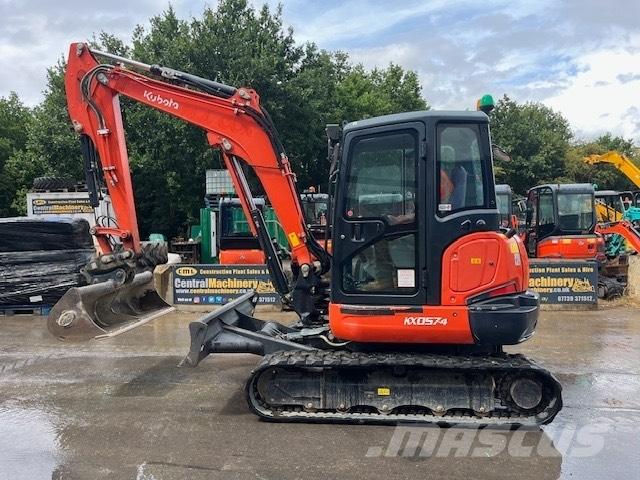 Kubota KX 057-4 Mini ekskavatörler, 7 tona dek