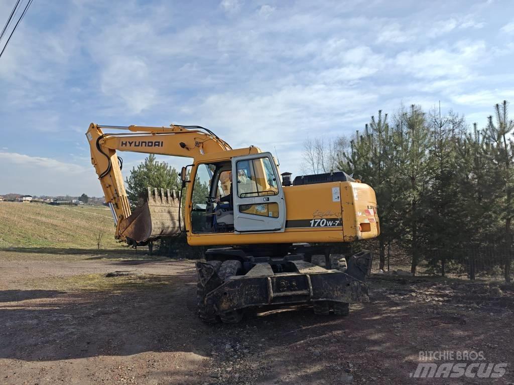 Hyundai 170W-7 Lastik tekerli ekskavatörler