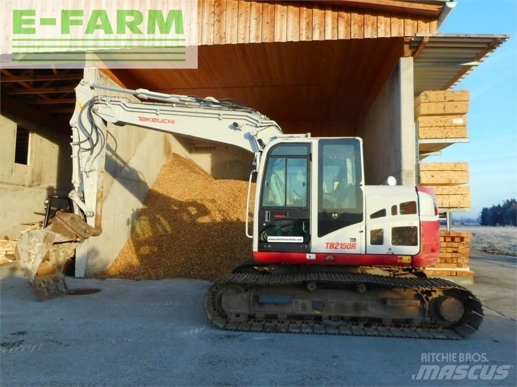 Takeuchi tb2150r Lastik tekerli ekskavatörler