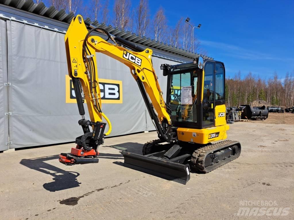 JCB 35Z-1 Mini ekskavatörler, 7 tona dek