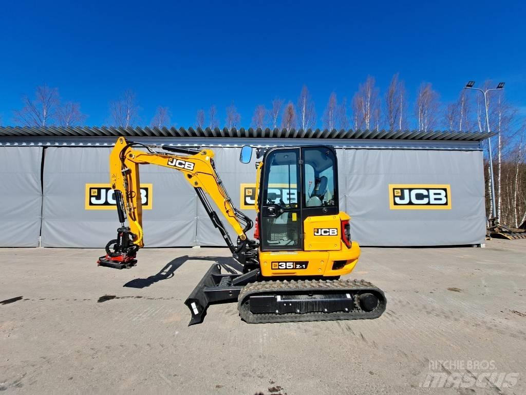 JCB 35Z-1 Mini ekskavatörler, 7 tona dek