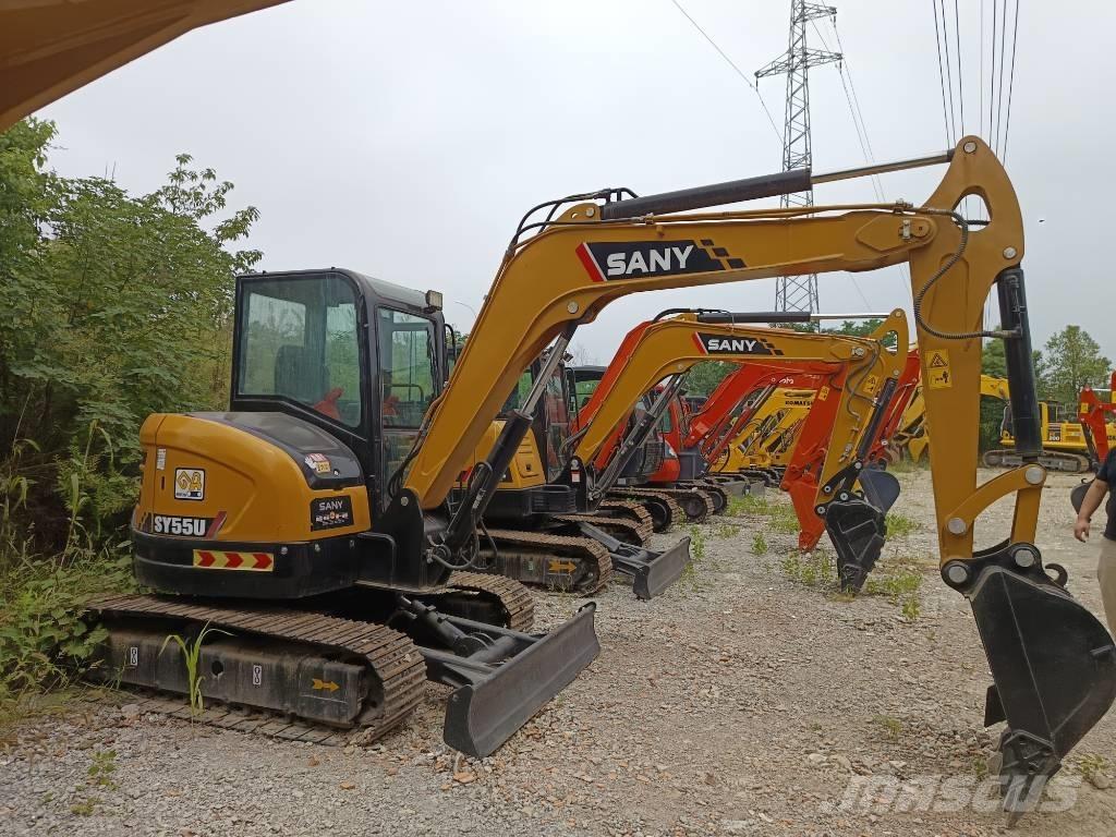 Sany SY 55 U Mini ekskavatörler, 7 tona dek