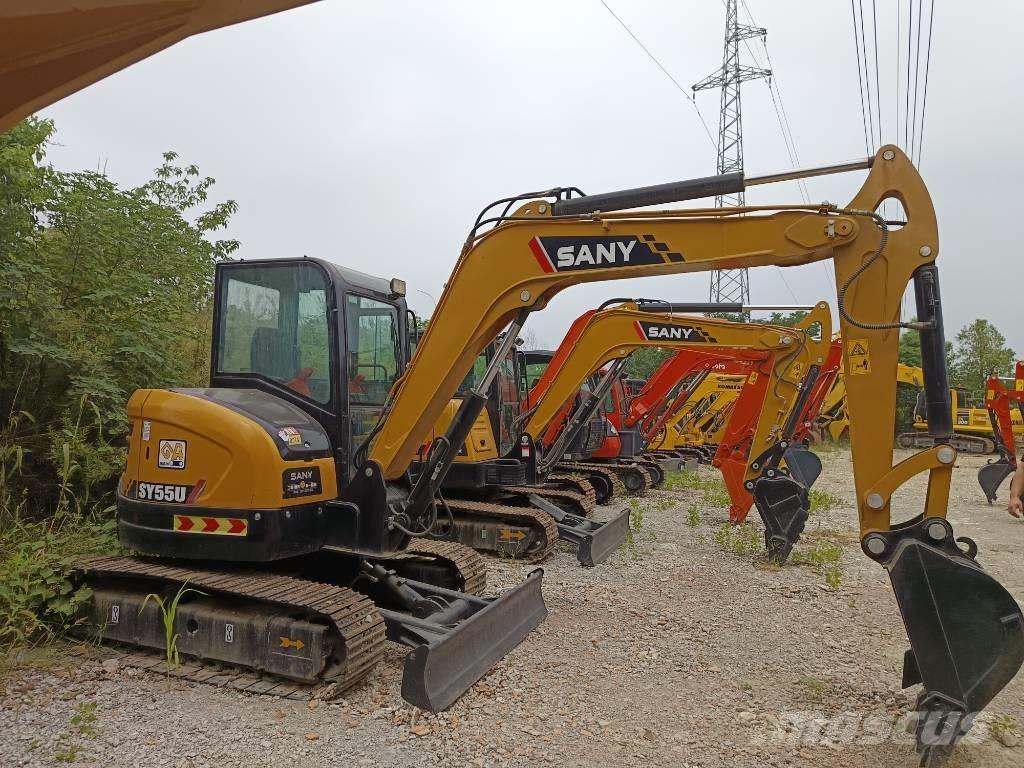 Sany SY 55 U Mini ekskavatörler, 7 tona dek