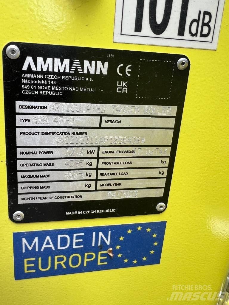 Ammann ARX 45-2 Çift tamburlu silindirler