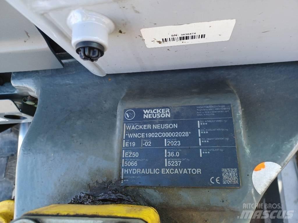 Wacker Neuson EZ50 Paletli ekskavatörler