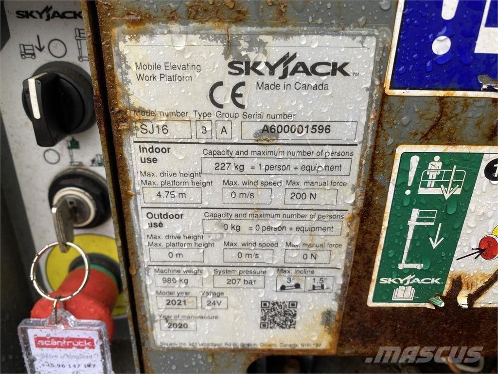 SkyJack SJ16 Personel Platformları ve Cephe Asansörleri