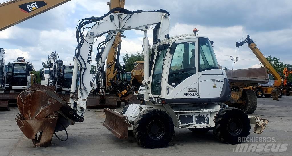 Mecalac 714 MWE Lastik tekerli ekskavatörler