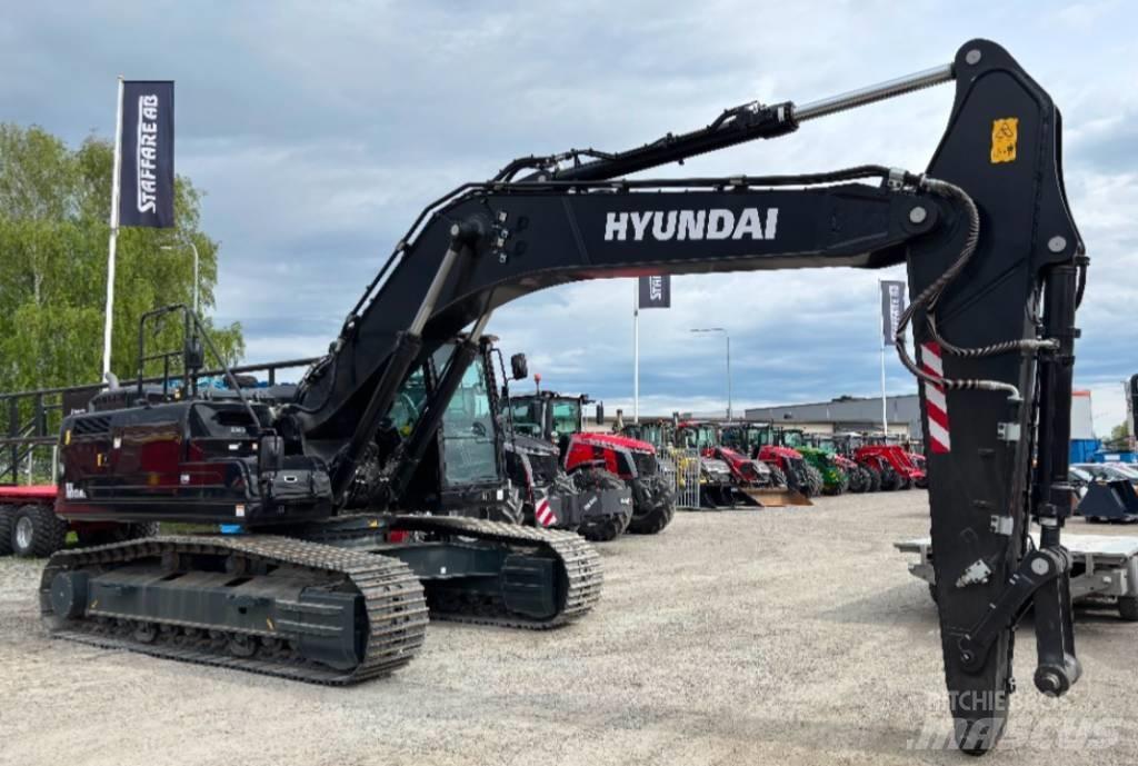 Hyundai HX 300 AL Paletli ekskavatörler
