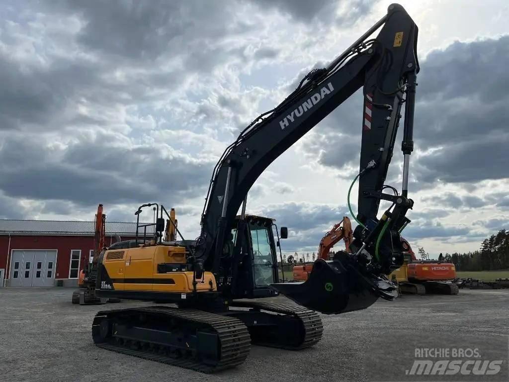 Hyundai HX 220 Paletli ekskavatörler