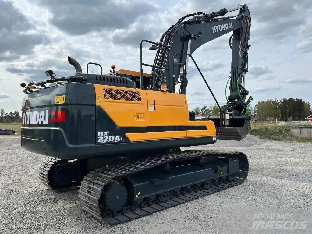 Hyundai HX 220 Paletli ekskavatörler