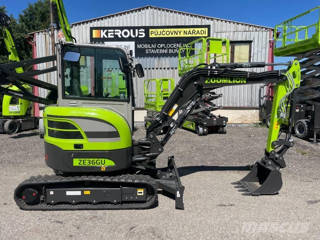Zoomlion ZE 36 GU Paletli ekskavatörler