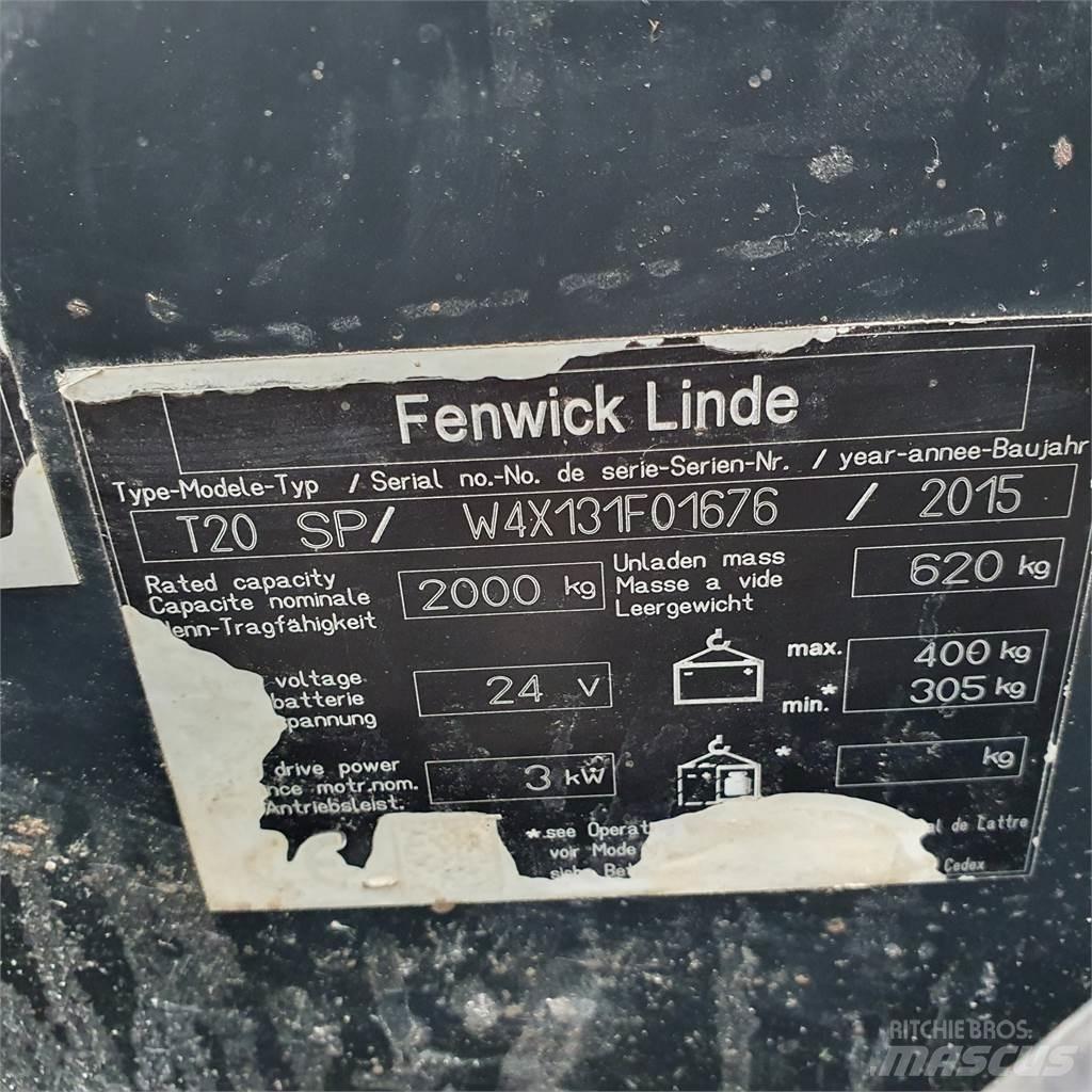 Linde T20SP kurz Düsük seviye kaldirici