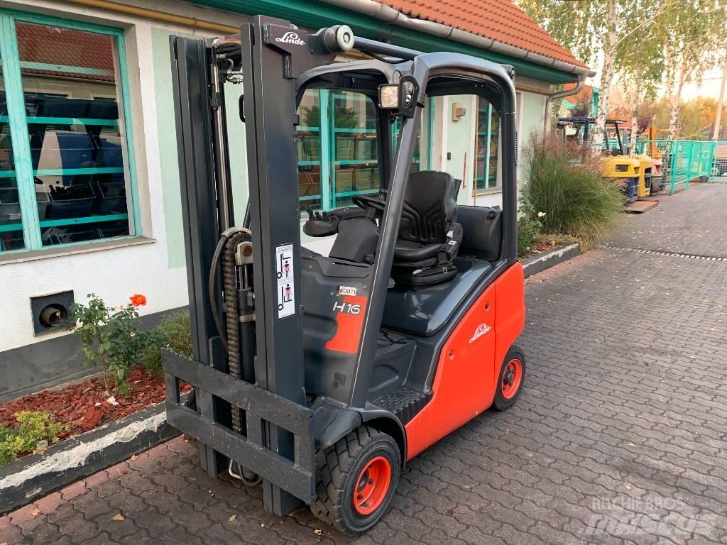 Linde H16T-01 V-3071 LPG'li forkliftler