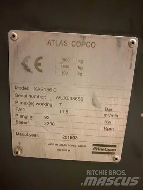Atlas Copco XAS 186 Kompresörler