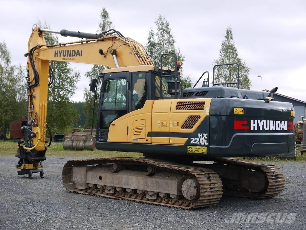 Hyundai HX 220 L Paletli ekskavatörler