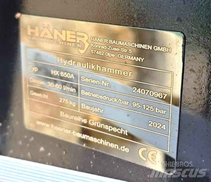 Häner HX650A Hidrolik kırıcılar