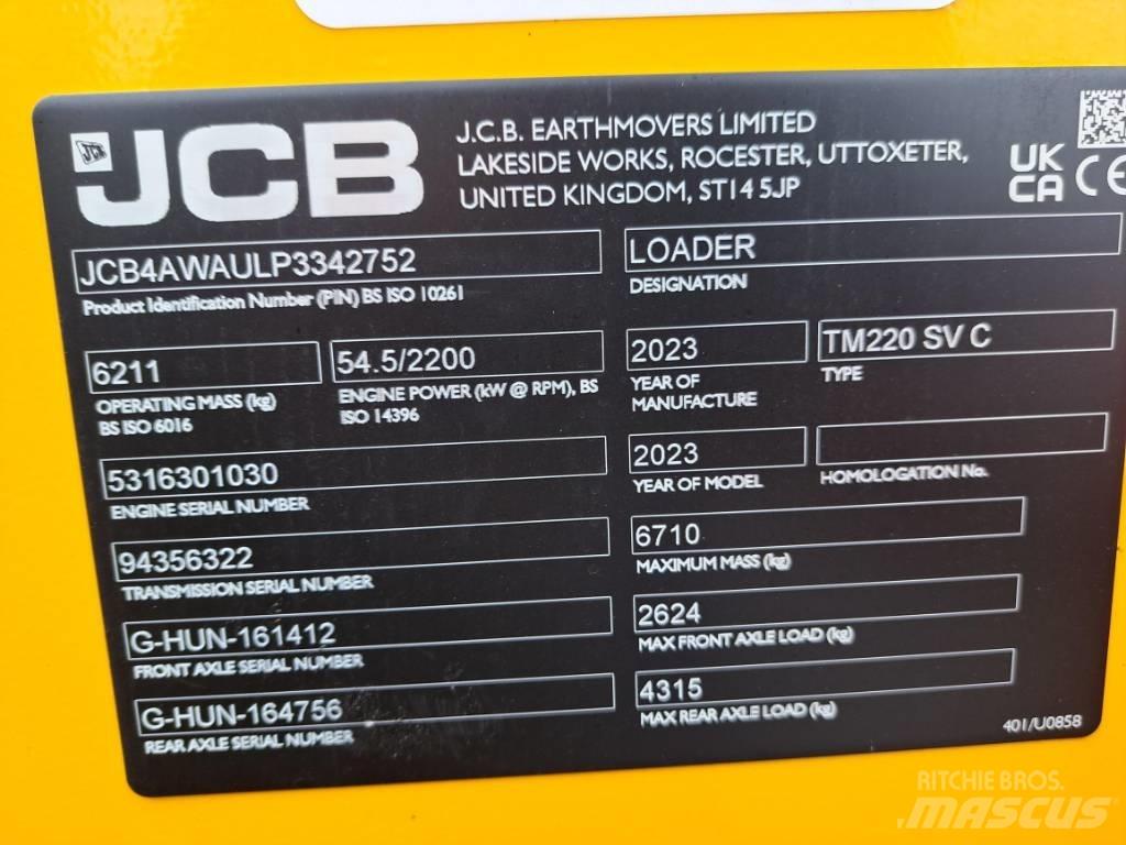 JCB TM 220 SV Tekerlekli yükleyiciler