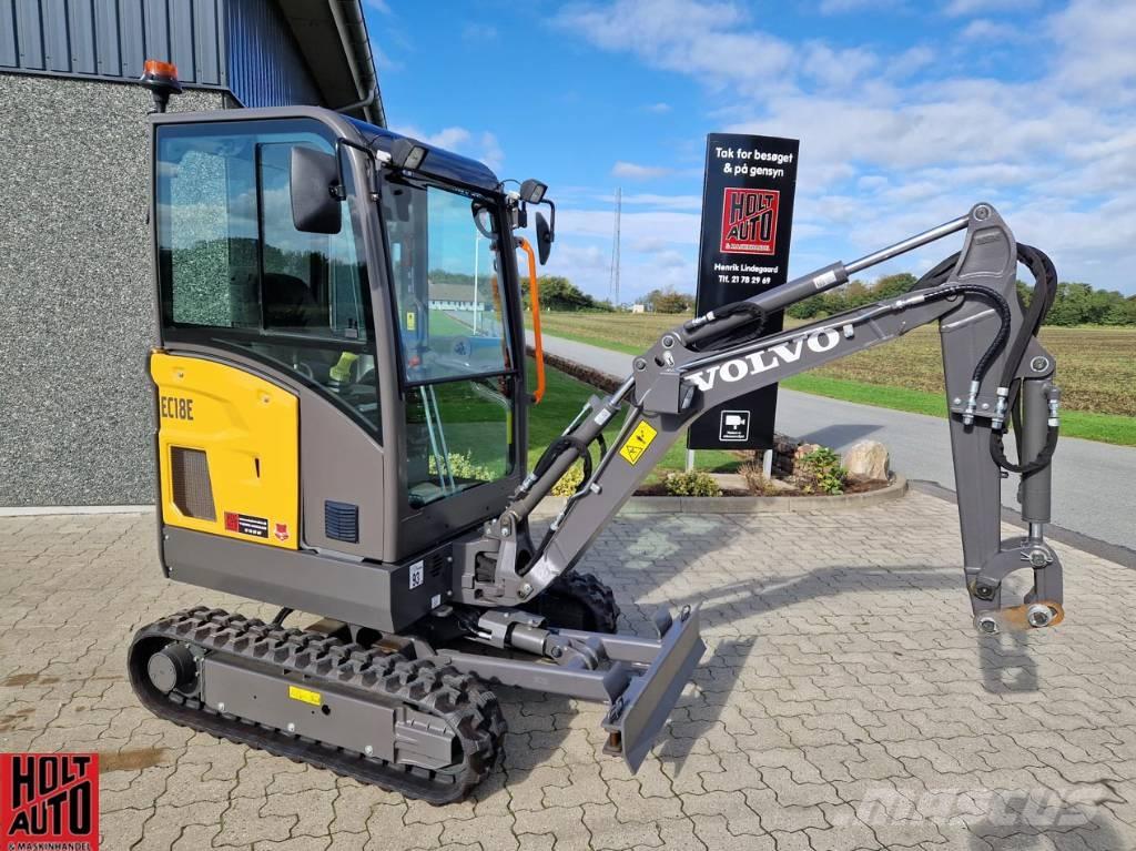 Volvo EC 18 E Mini ekskavatörler, 7 tona dek