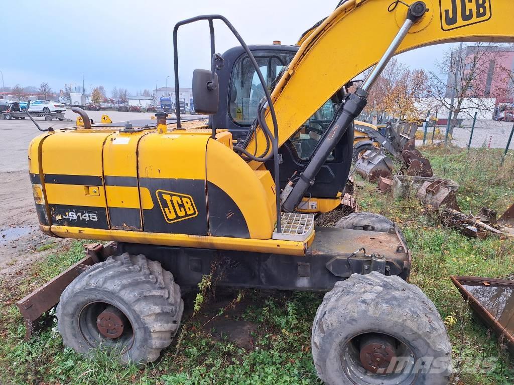 JCB JS 145 W Lastik tekerli ekskavatörler