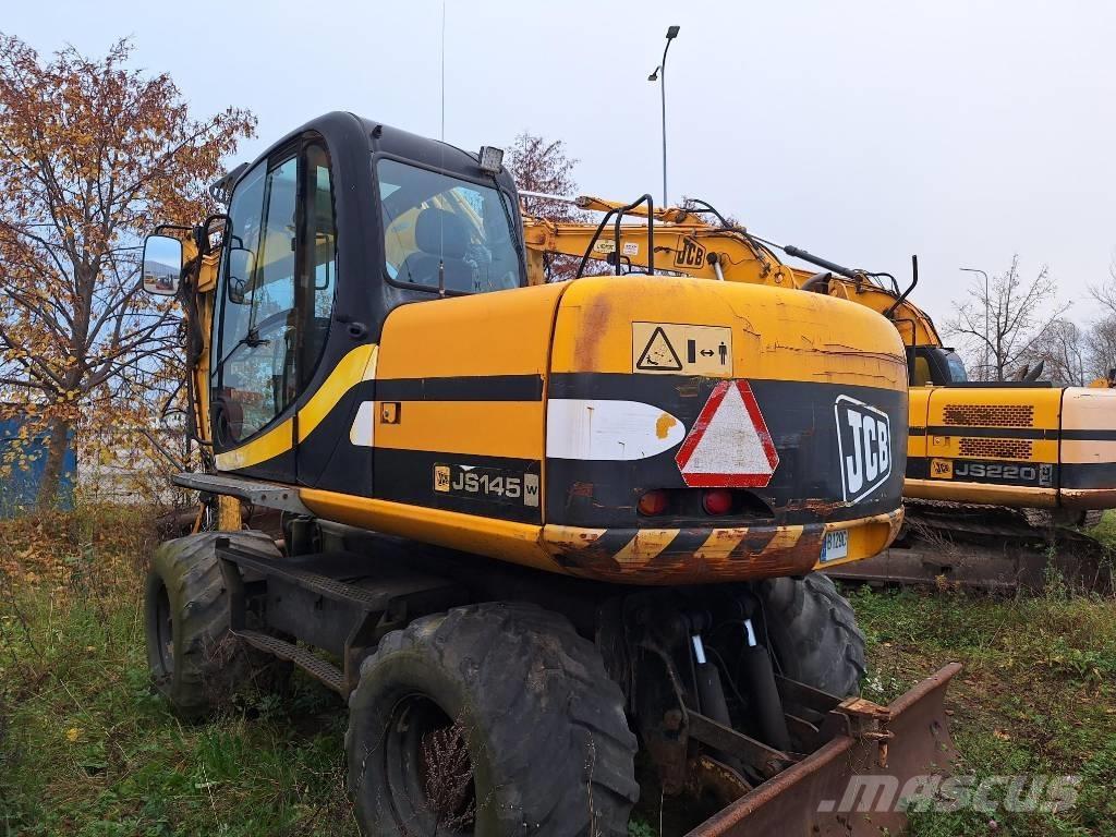 JCB JS 145 W Lastik tekerli ekskavatörler