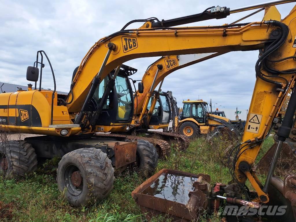 JCB JS 145 W Lastik tekerli ekskavatörler