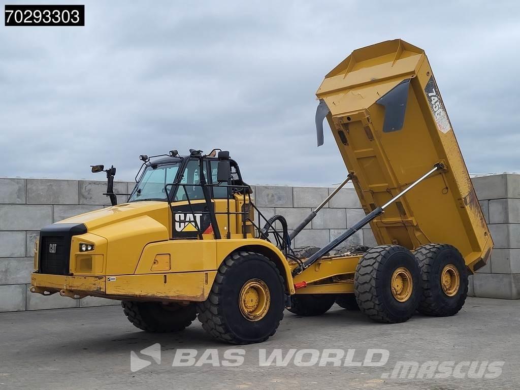 CAT 745 C Belden kirma kaya kamyonu