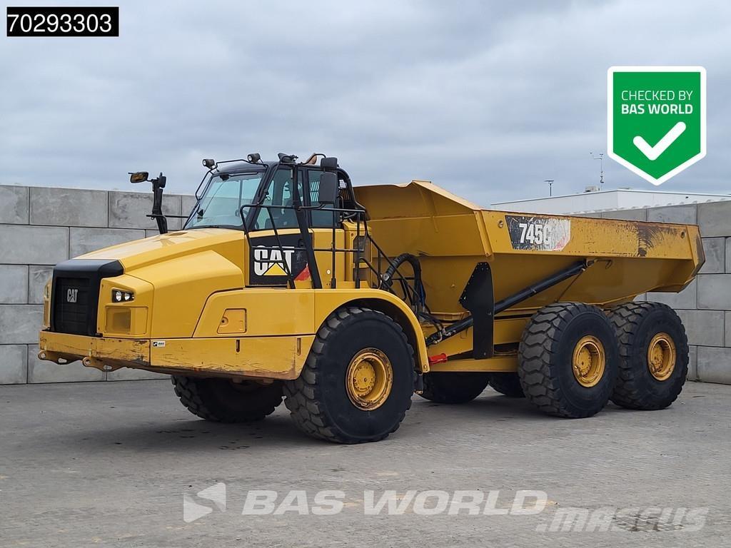 CAT 745 C Belden kirma kaya kamyonu
