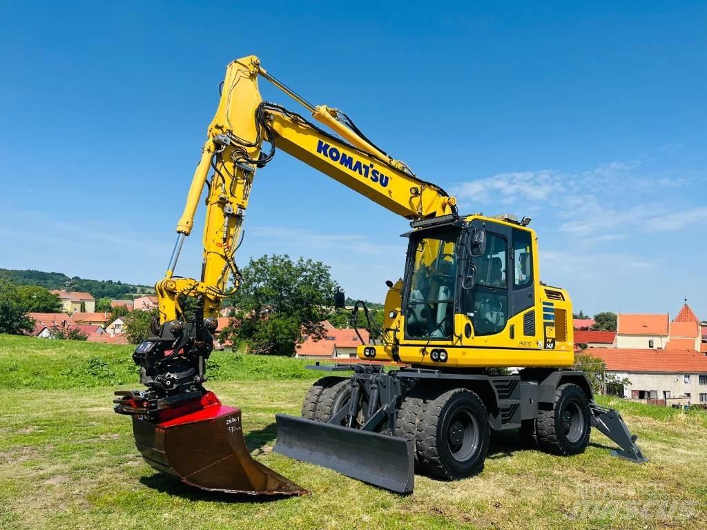 Komatsu PW 148-10 Lastik tekerli ekskavatörler