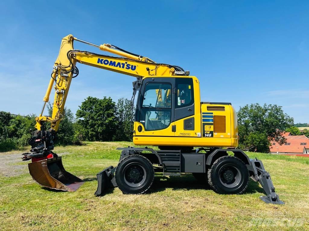 Komatsu PW 148-10 Lastik tekerli ekskavatörler