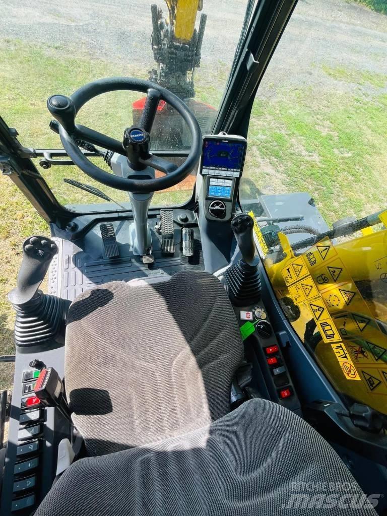 Komatsu PW 148-10 Lastik tekerli ekskavatörler
