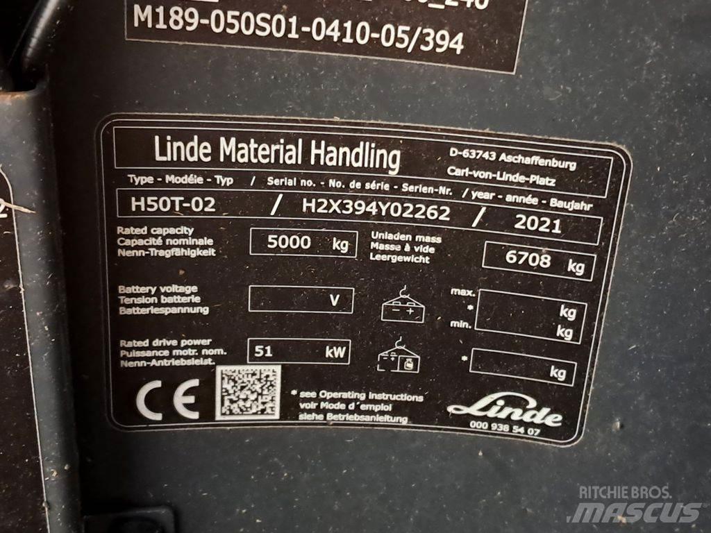 Linde H50T-02 LPG'li forkliftler