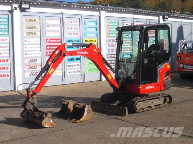 Kubota KX019-4 Mini ekskavatörler, 7 tona dek