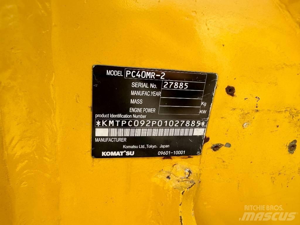 Komatsu PC 40 Mini ekskavatörler, 7 tona dek