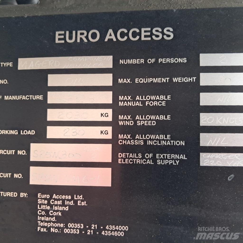Euro Access Magerd Tekerlekli platformlar