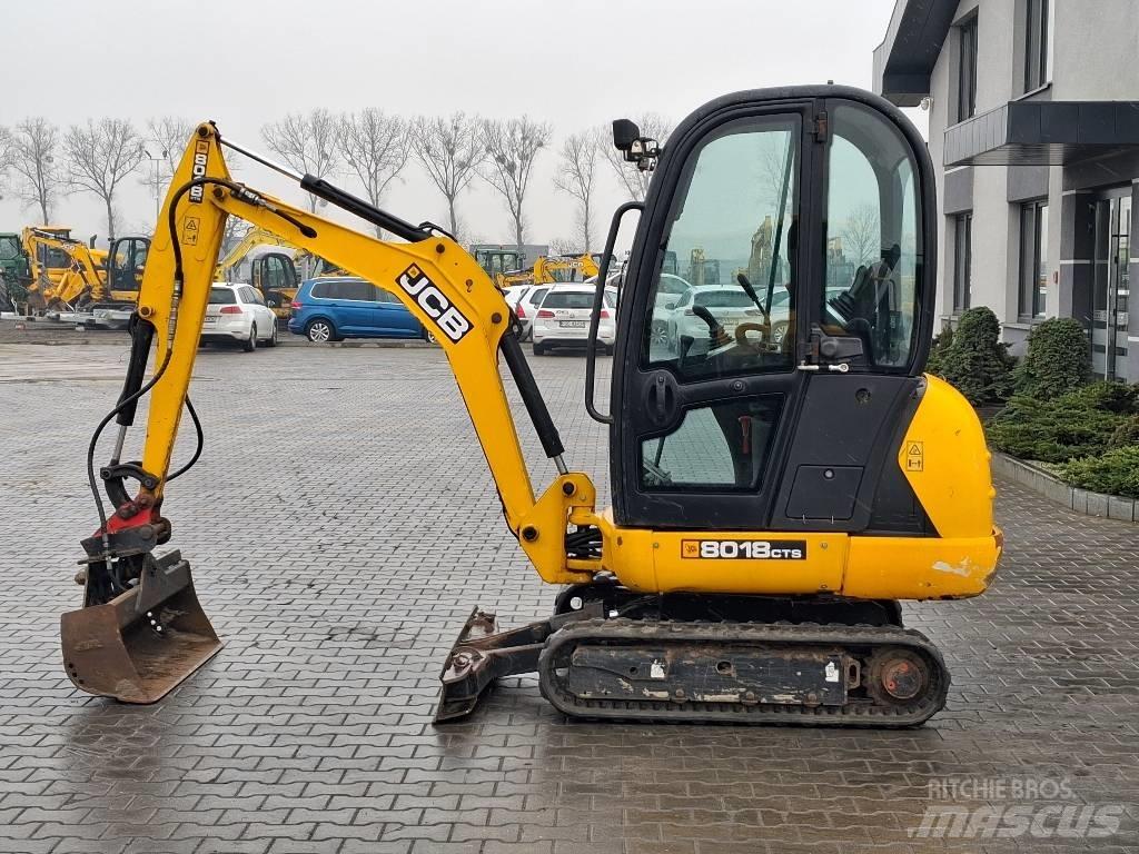 JCB 8018 CTS Mini ekskavatörler, 7 tona dek