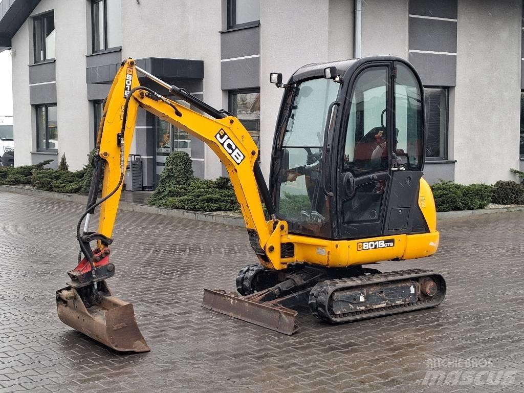 JCB 8018 CTS Mini ekskavatörler, 7 tona dek