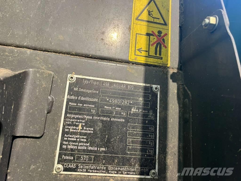 CLAAS Jaguar 970 Kendi yürür silaj makinalari