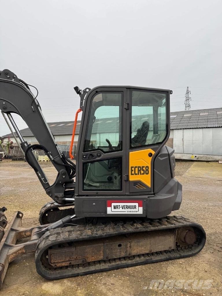 Volvo ECR58F Mini ekskavatörler, 7 tona dek