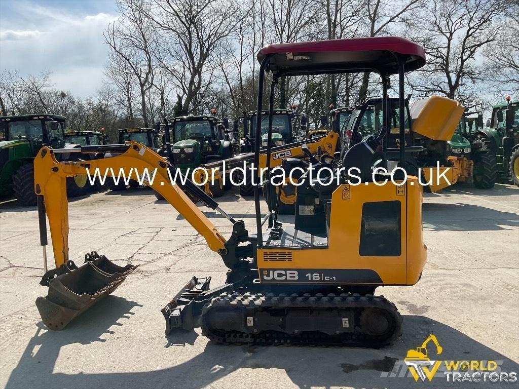 JCB 16 C-1 Mini ekskavatörler, 7 tona dek